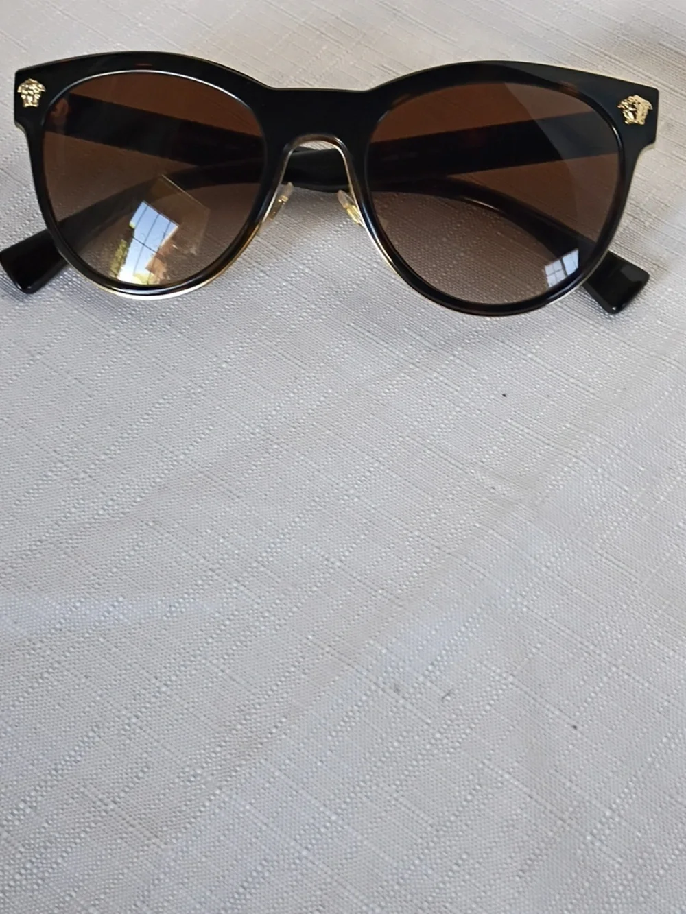 Versace Authentic  Tortoiseshell Cat-Eye Sunglasses with Brown Gradient MOD#2198